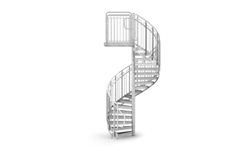 Spiral staircases, Railing Hoop
