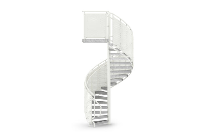 Spiral staircases, Railing Sheet Metal